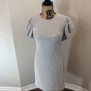 Calvin Klein Tulip-Sleeve Shift Dress